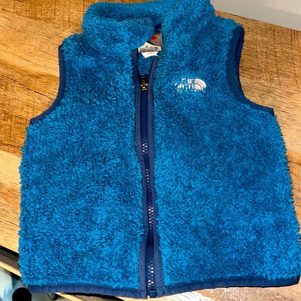 The North Face vest-18-24 months